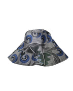 Albertus Swanepoel multicolor graphic print bucket hat in blue, green, black and white