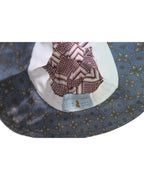 Albertus Swanepoel multicolor graphic print bucket hat in blue, green, black and white