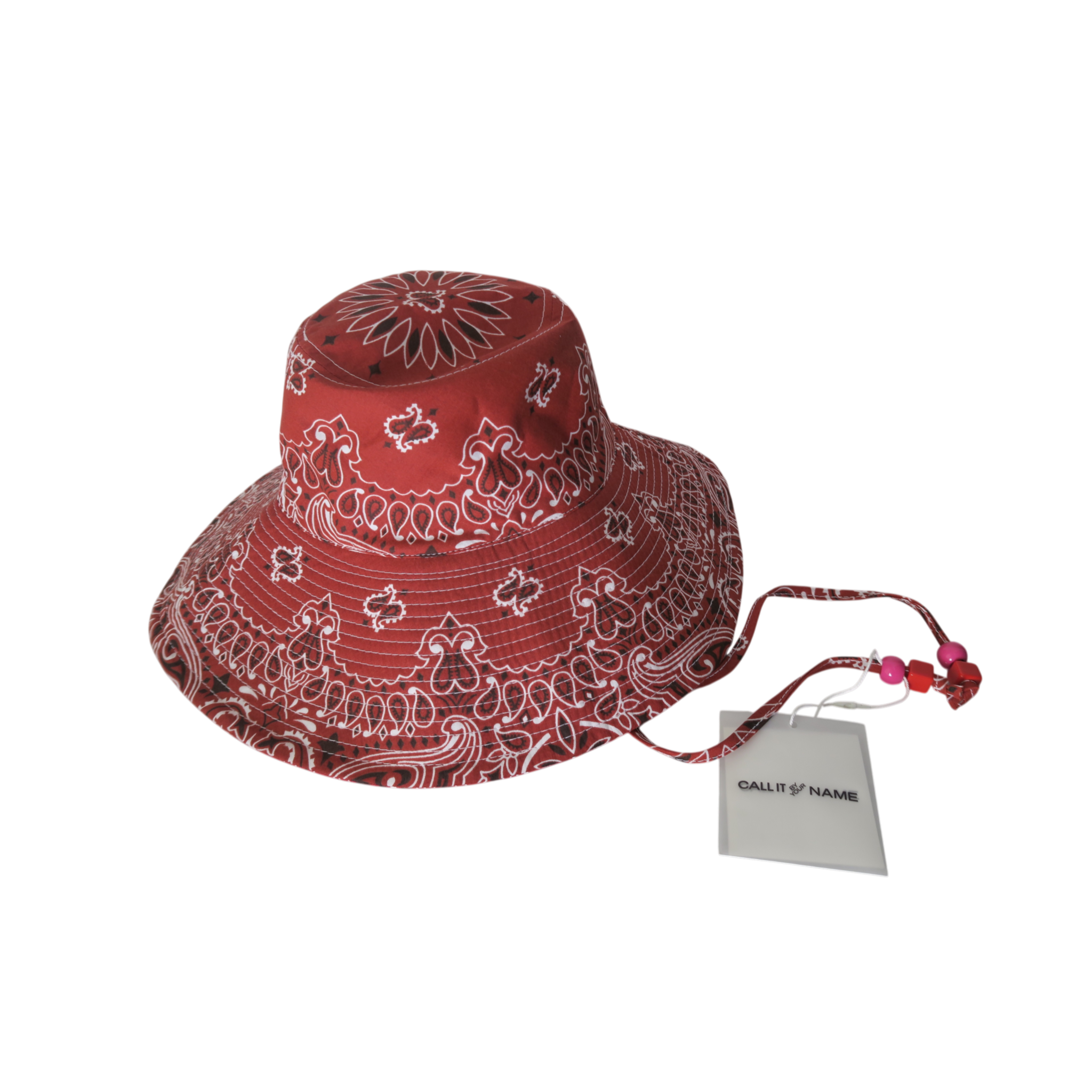 CALL IT BY YOUR NAME Vintage Red Bandana Hat