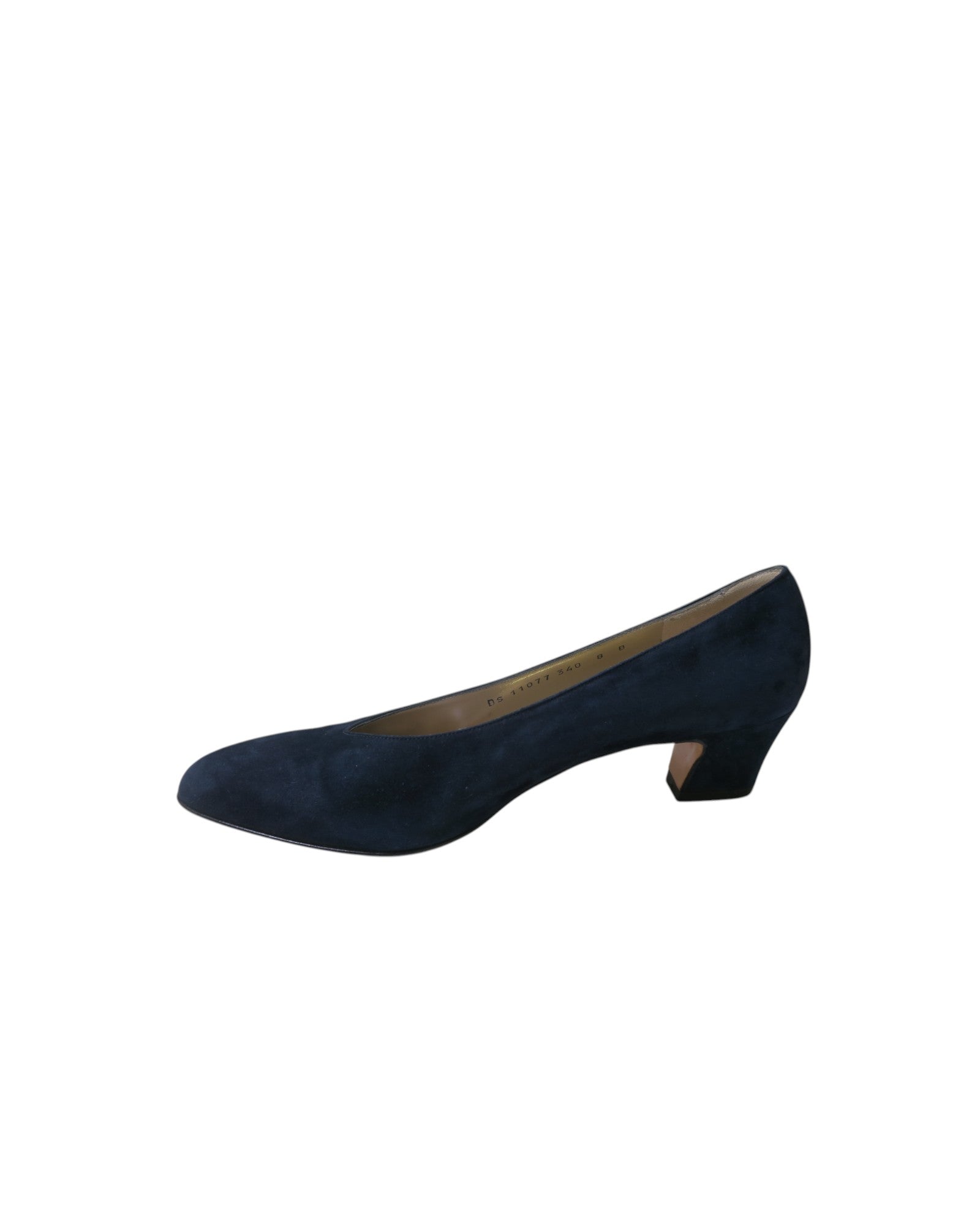 Salvatore Ferragamo Dark Navy Suede Pumps Size 8