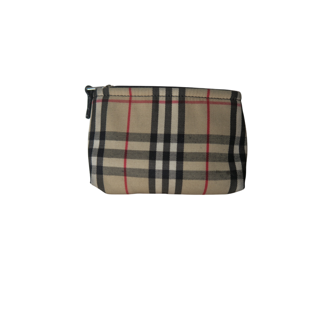 Burberry Check Zipper Coin Purse