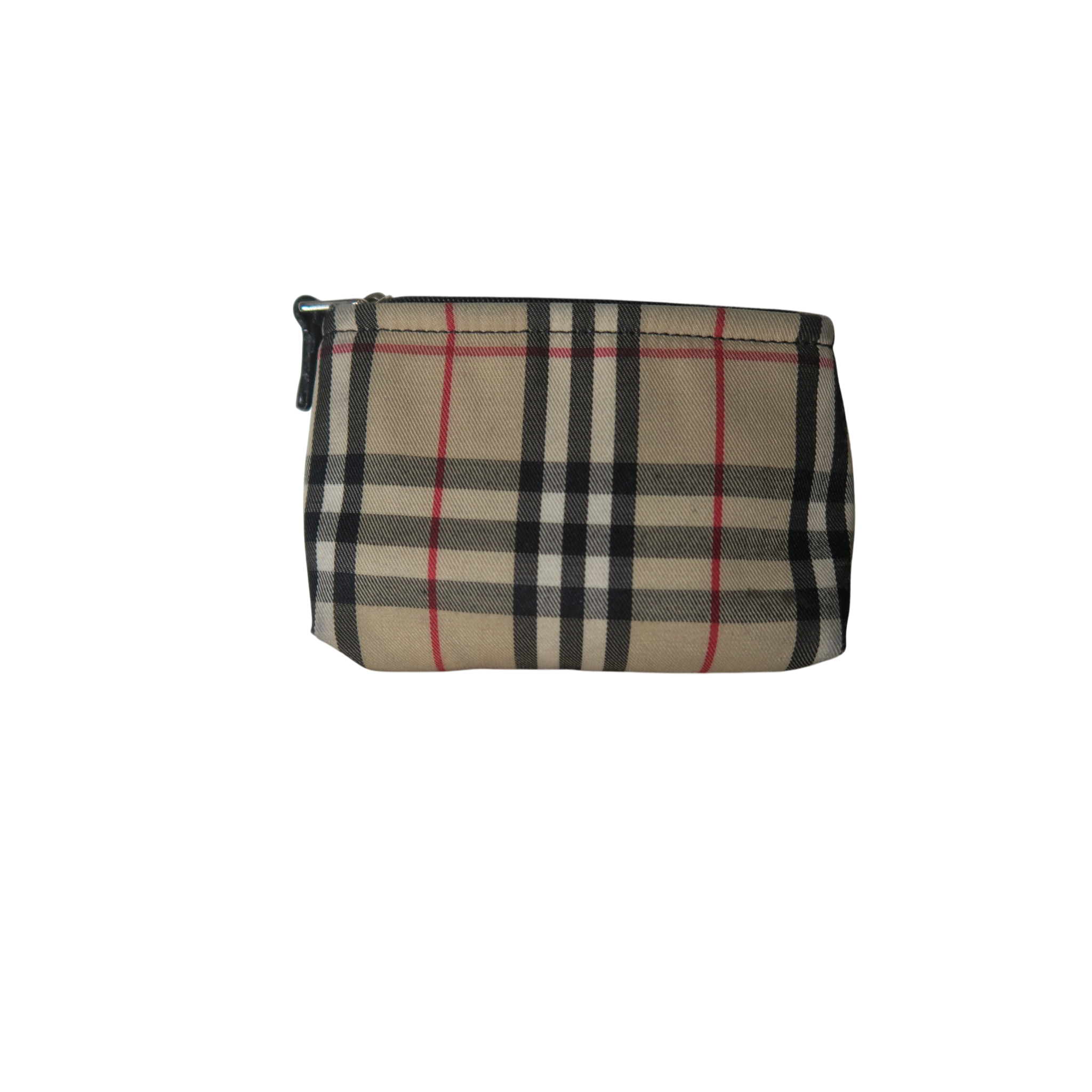 Burberry Check Zipper Coin Purse