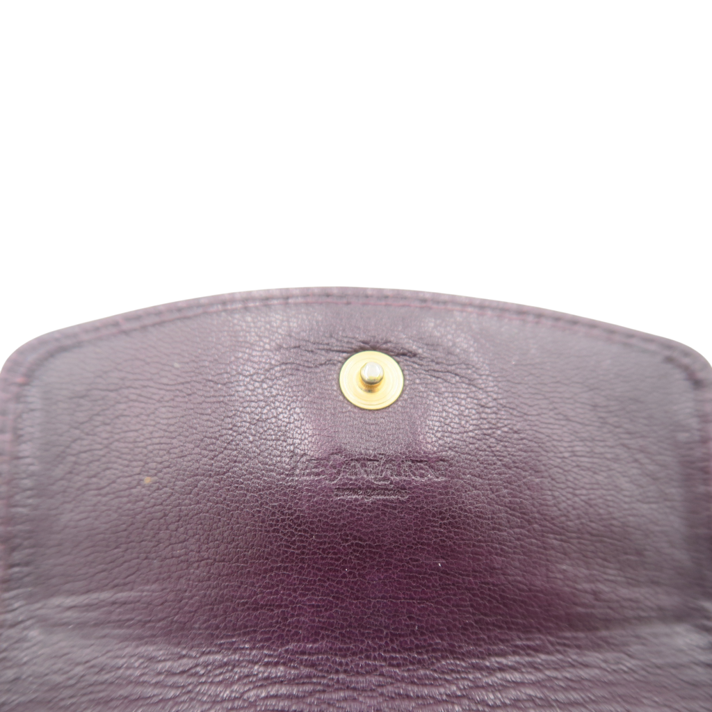 Yves Saint Laurent Floral Leather Coin Purse