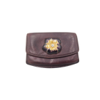Yves Saint Laurent Floral Leather Coin Purse