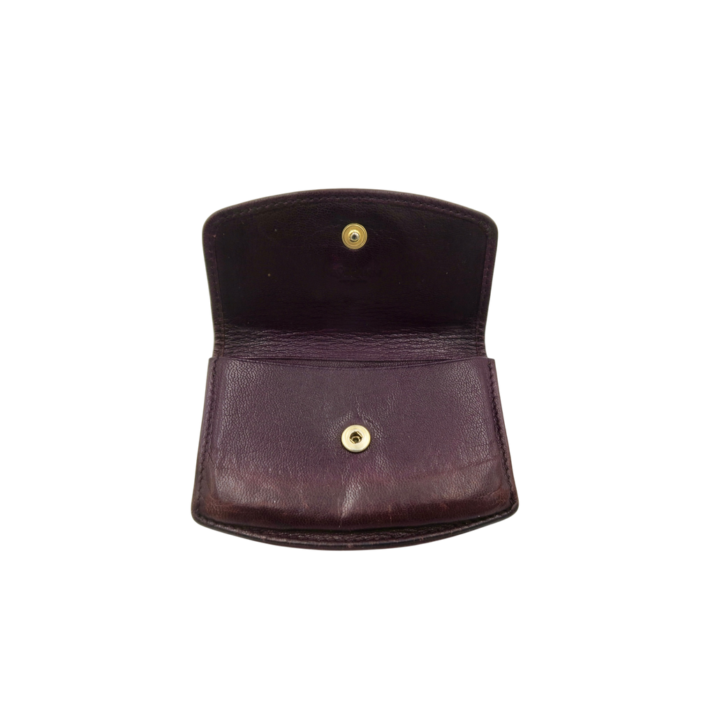 Yves Saint Laurent Floral Leather Coin Purse