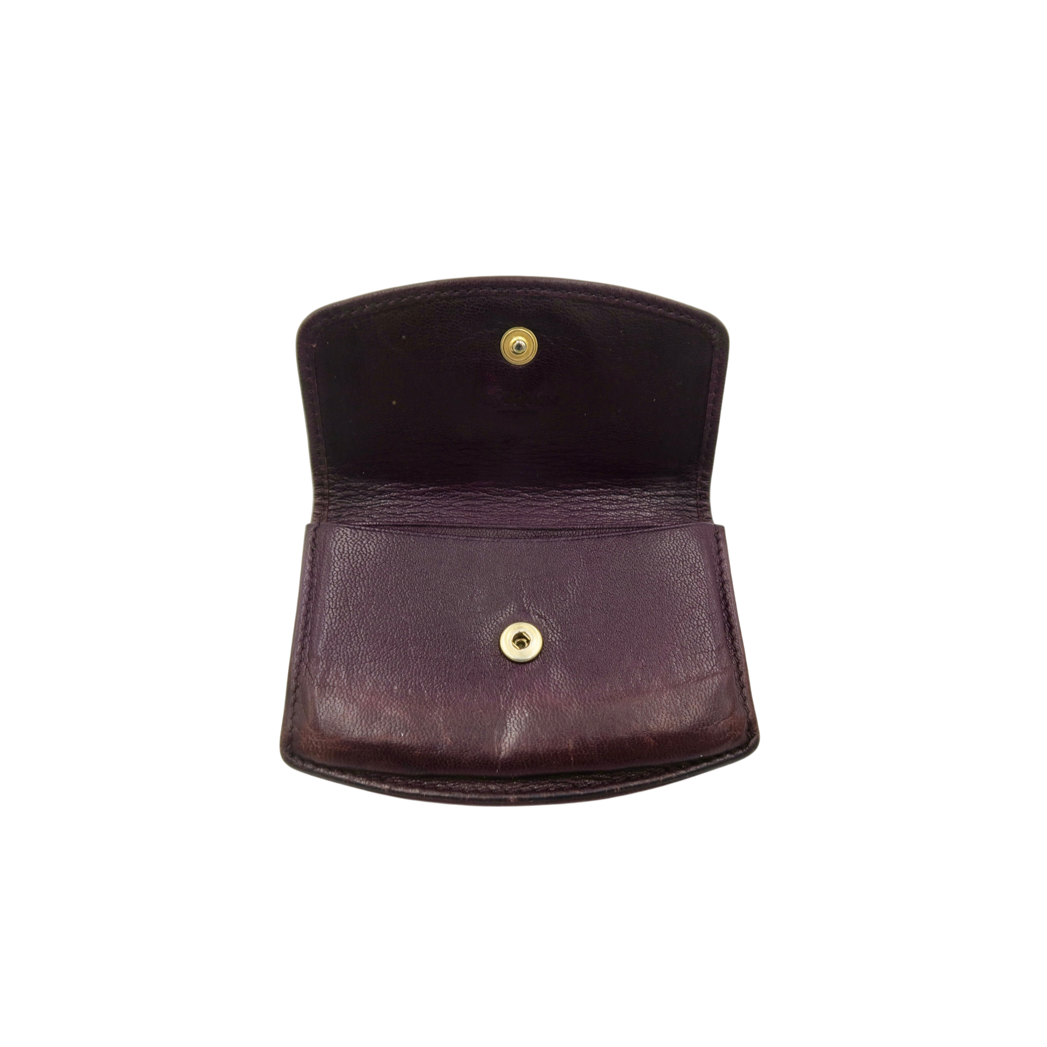 Yves Saint Laurent Floral Leather Coin Purse