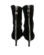 YSL Yves Saint Laurent Pointed Toe Zipper Boots Size 36