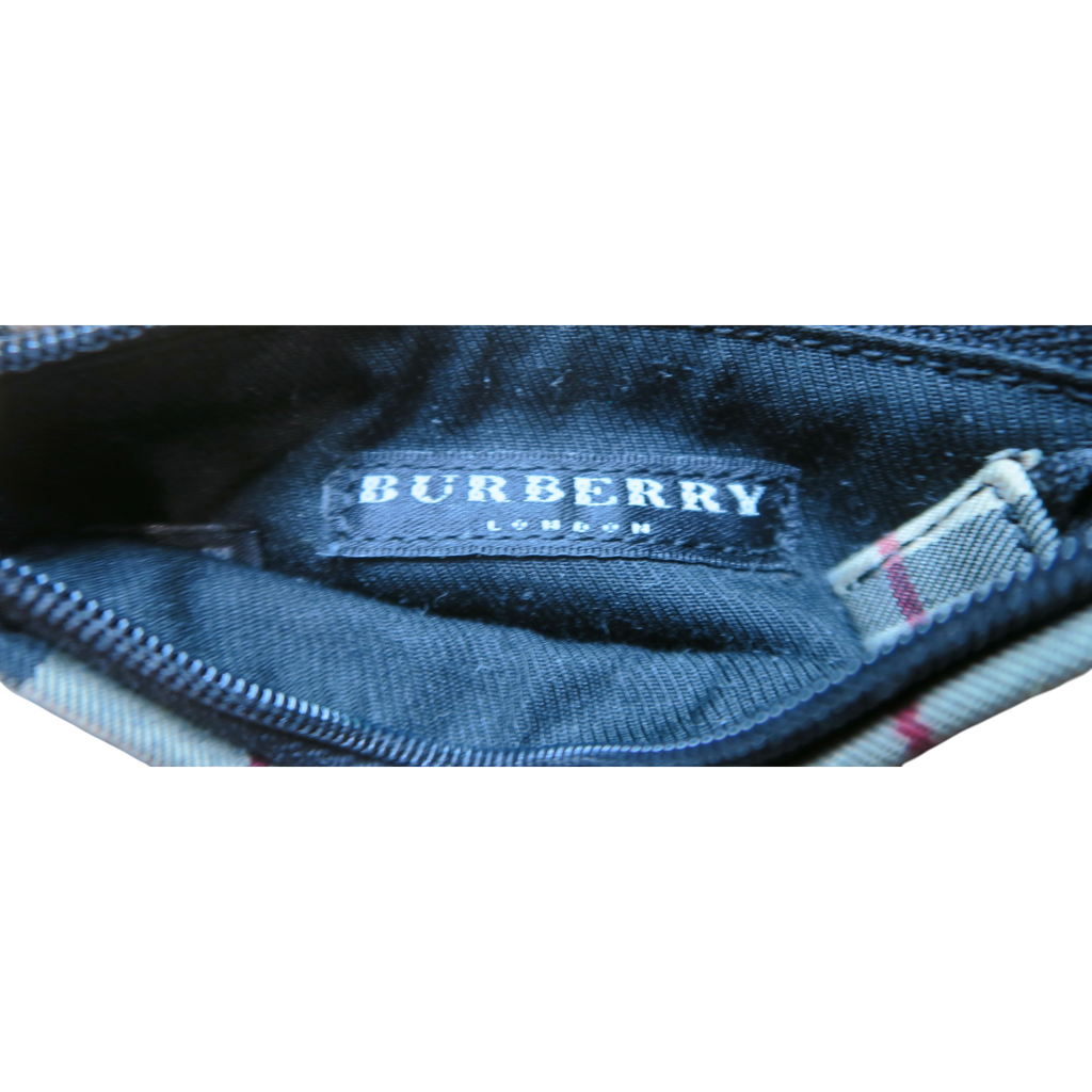 Burberry Check Zipper Coin Purse