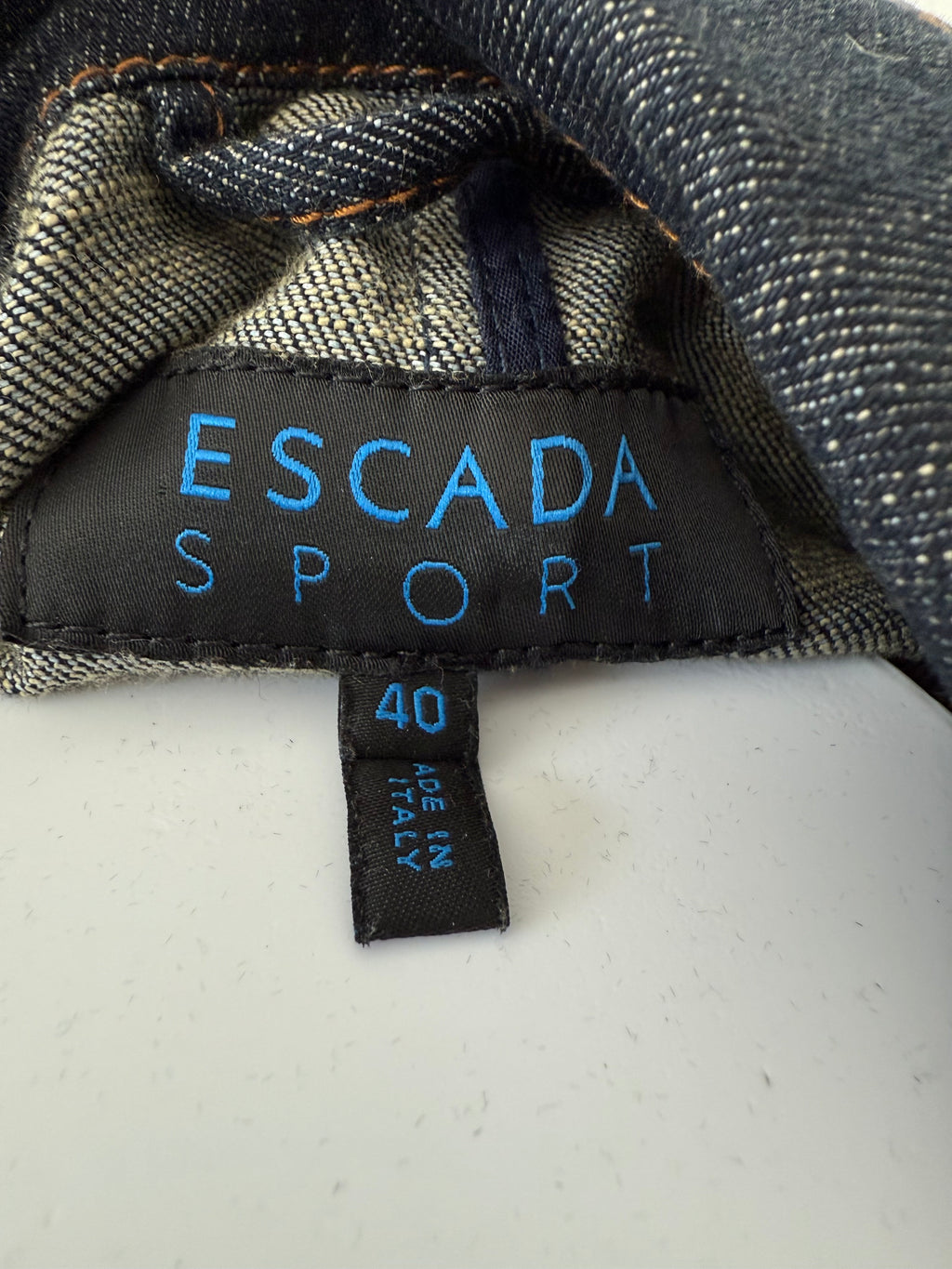 Escada Sport Tailored Denim Jacket Size 40