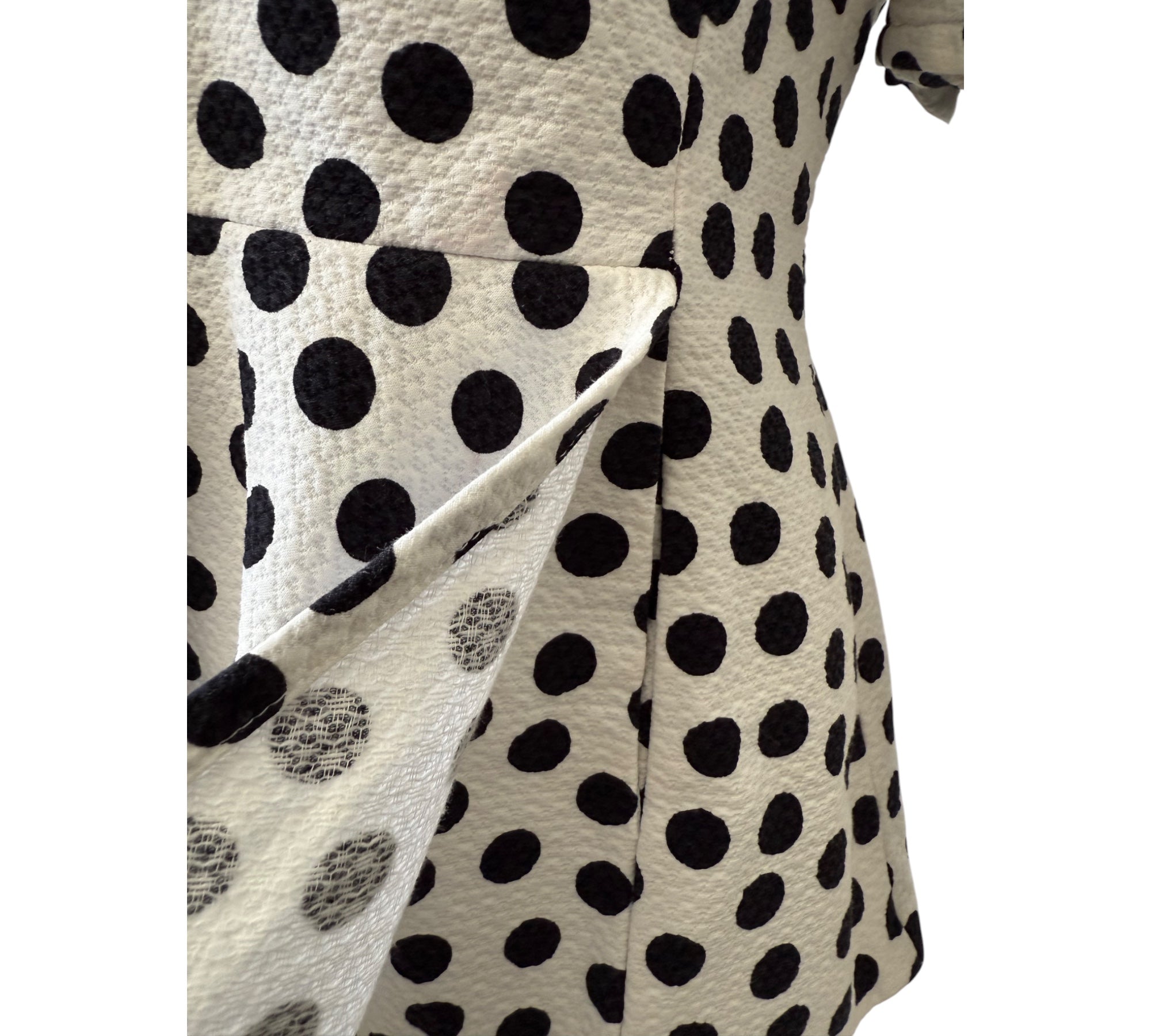 Escada Polka Dot Peplum Jacket Size 40
