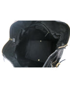 YSL Black Patent Leather Large Downtown Tote Bag