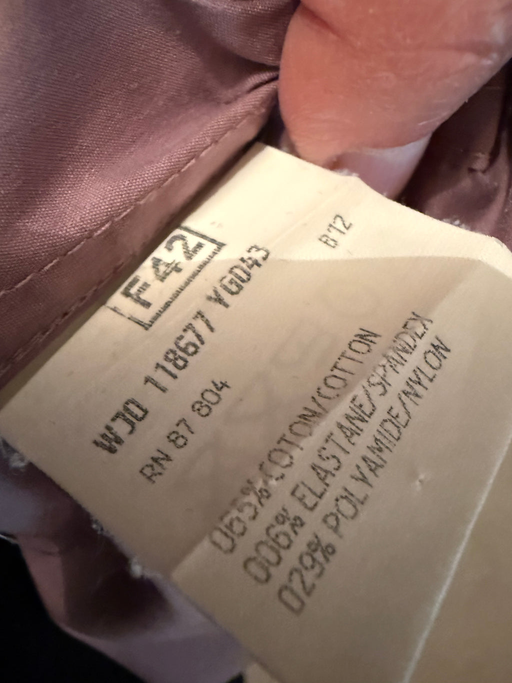 Yves Saint Laurent YSL by Tom Ford Dusty Mauve Oversized Bow Shirt Size 42