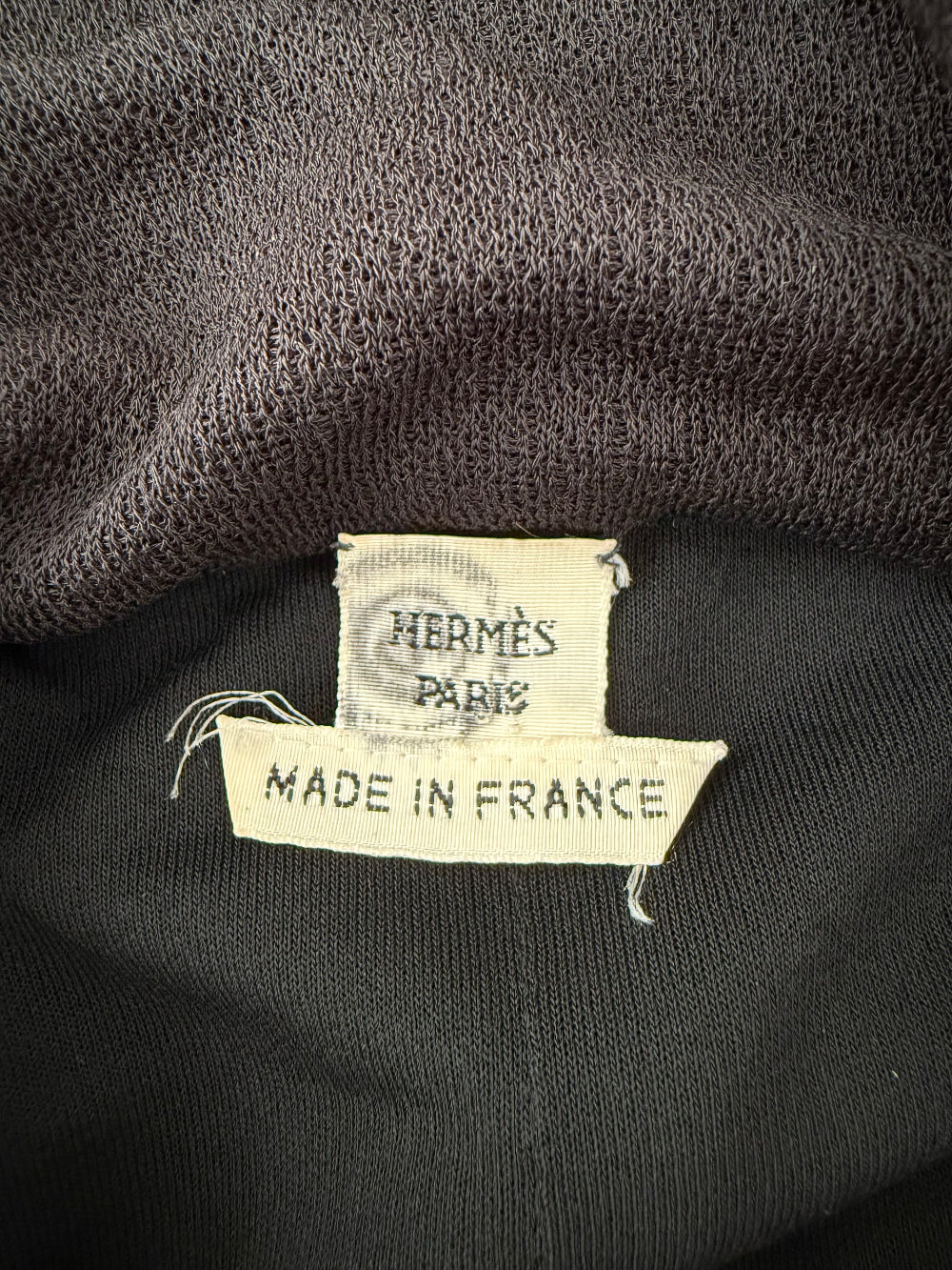 HERMÈS Black Flight Suit Zip-Front Belted Midi Dress Size 42 - Gaultier Era