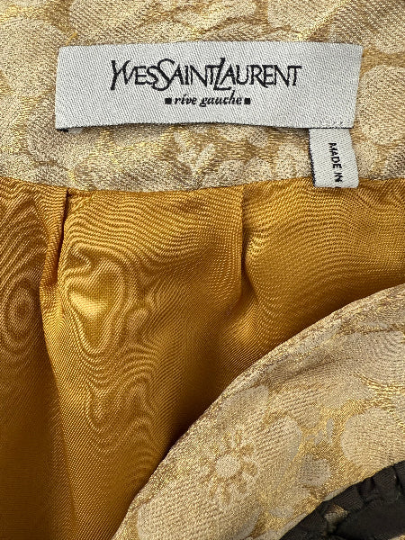 Yves Saint Laurent YSL by Stefano Pilati Lesage Embroidery Skirt Size 42