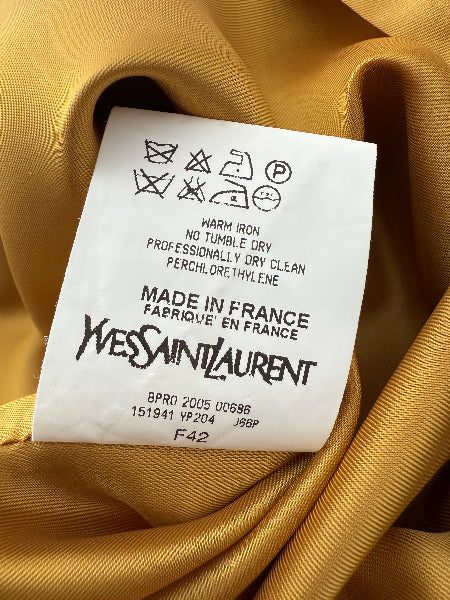 Yves Saint Laurent YSL by Stefano Pilati Lesage Embroidery Skirt Size 42