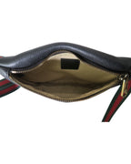Gucci Logo Print Leather Waist Belt Bag