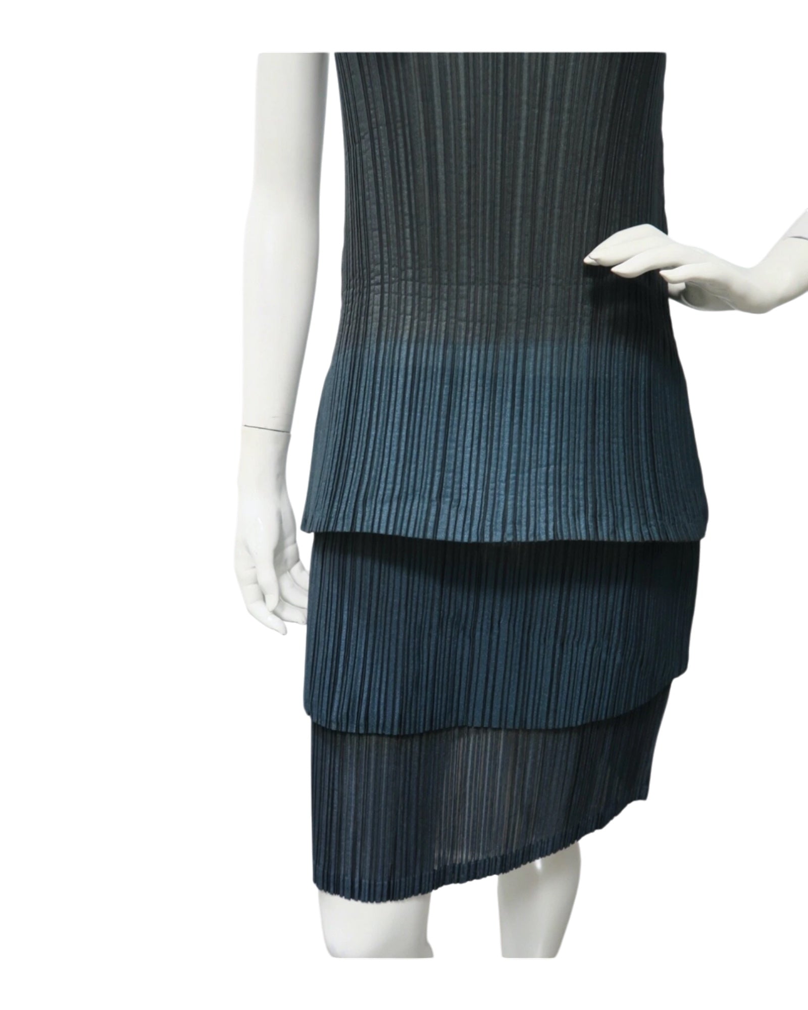 Issey Miyake A-POC Layered Sleeveless Dress Size 2