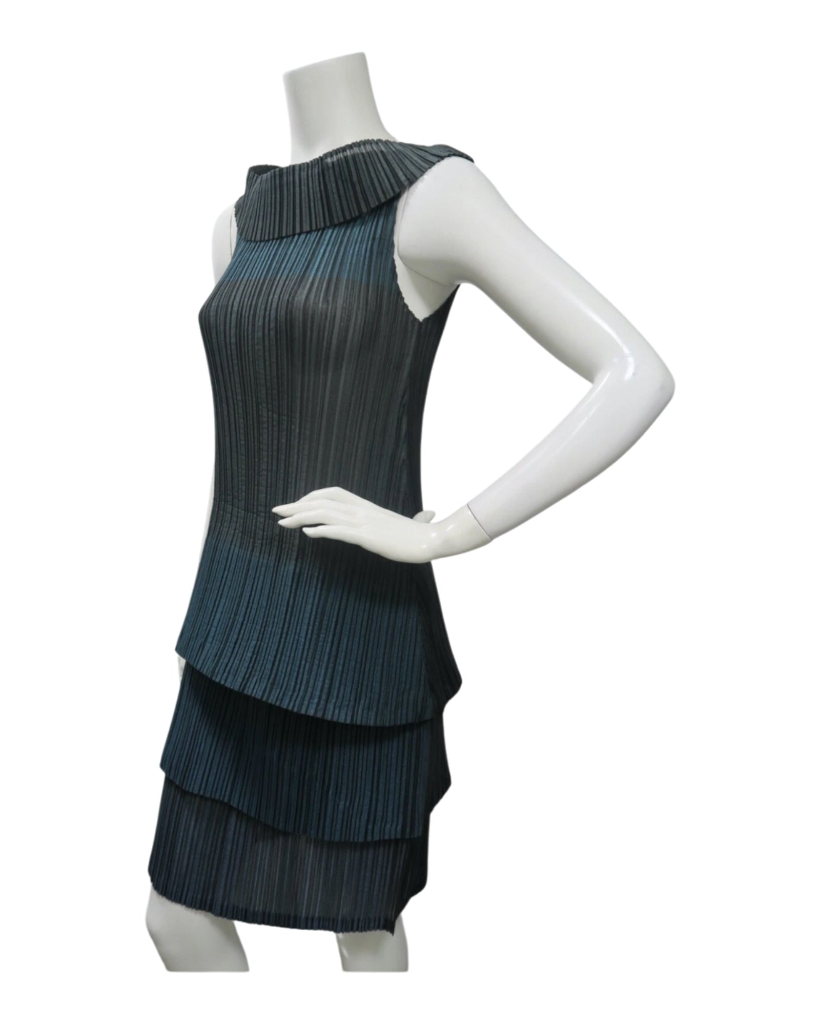 Issey Miyake A-POC Layered Sleeveless Dress Size 2