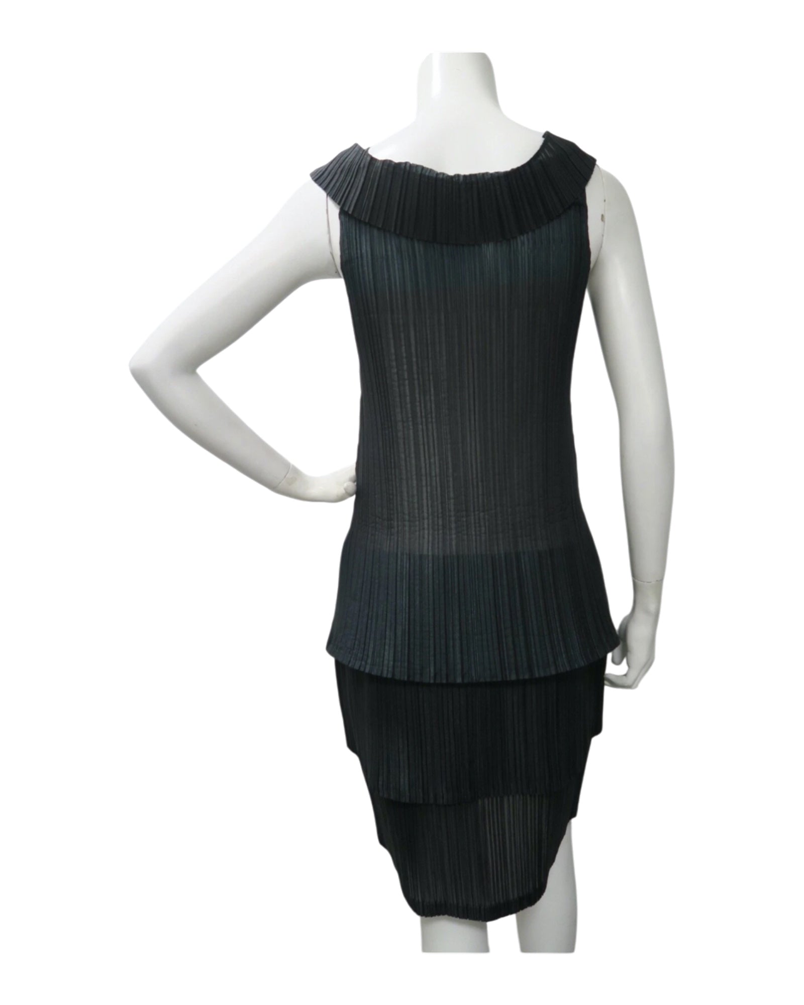 Issey Miyake A-POC Layered Sleeveless Dress Size 2