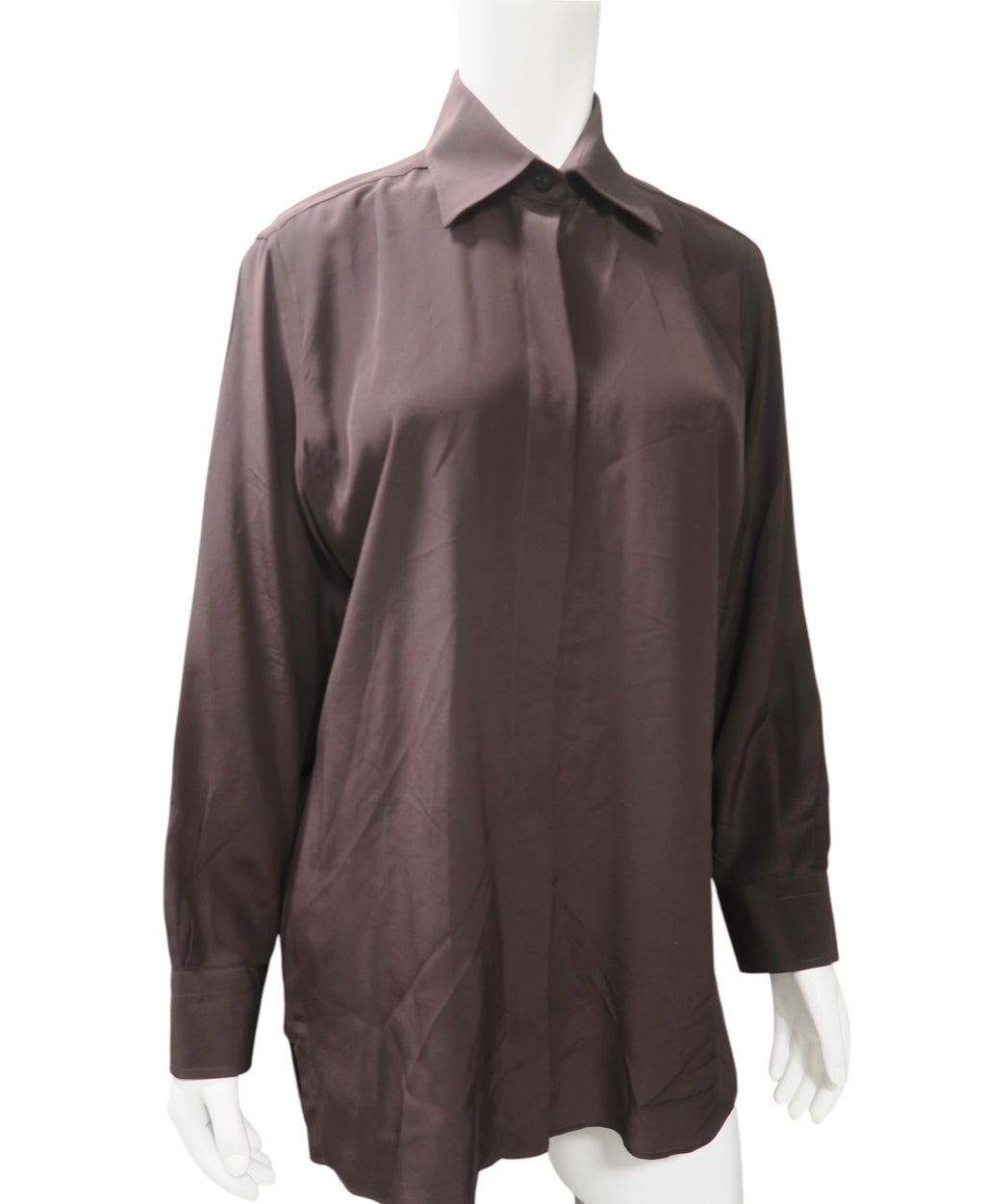 Fendi Crystal FF Embellished Button-Down Blouse Size 44