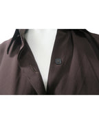 Fendi Crystal FF Embellished Button-Down Blouse Size 44