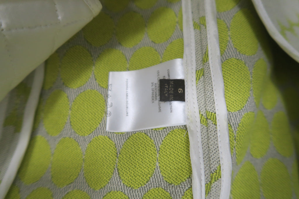Burberry Runway Jacquard Belted Coat Size 6