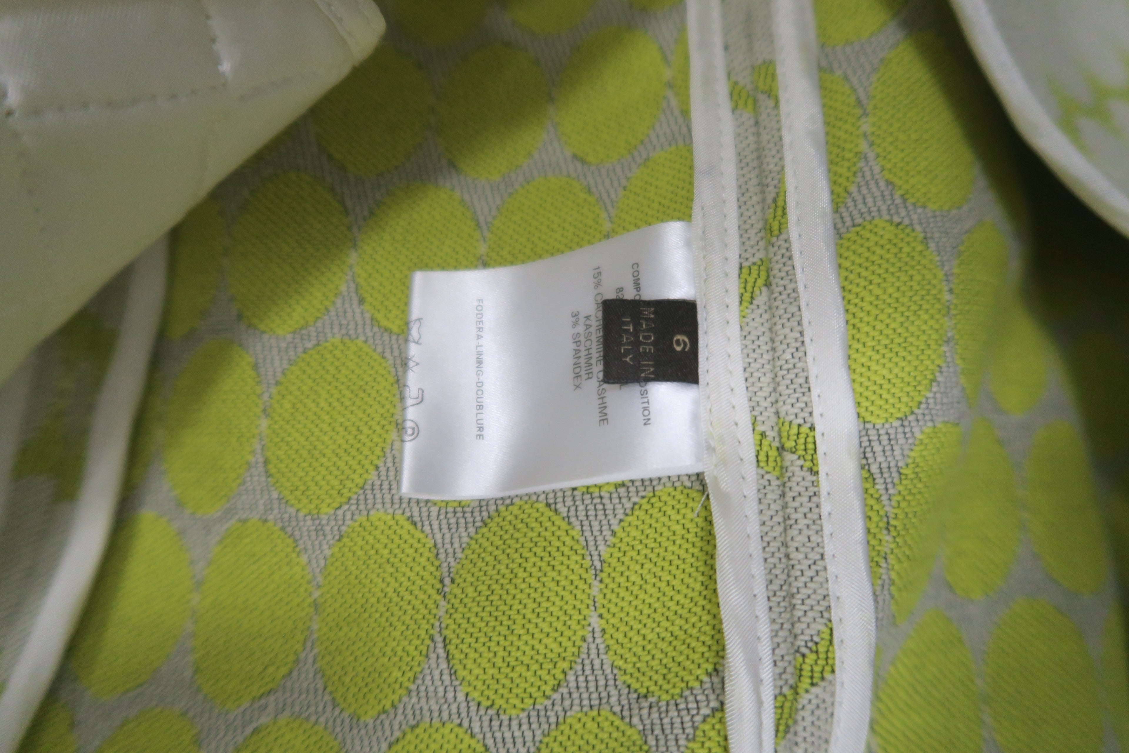 Burberry Runway Jacquard Belted Coat Size 6
