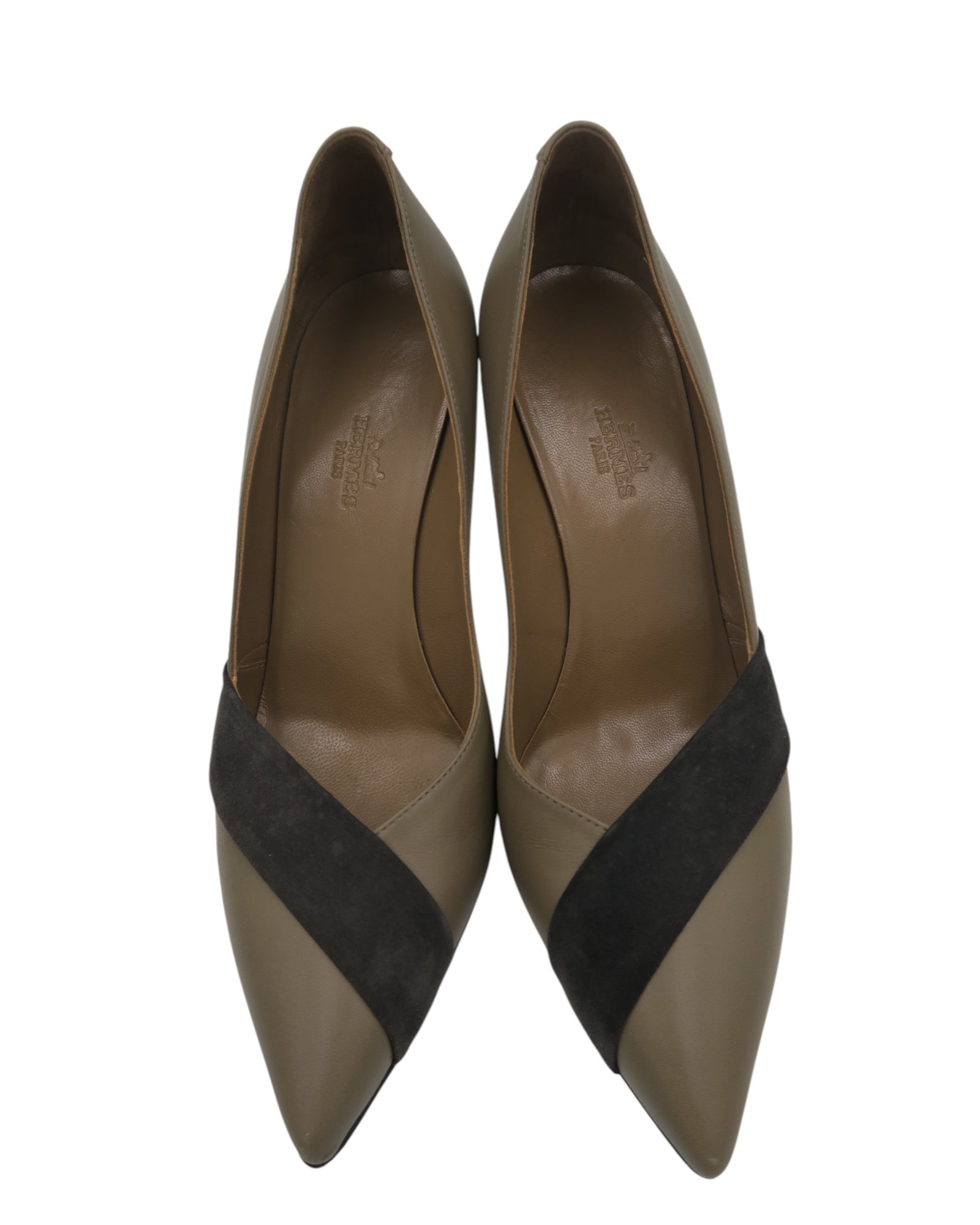 Hermes Two-Tone Escarpin GIFT Sandals Size 37
