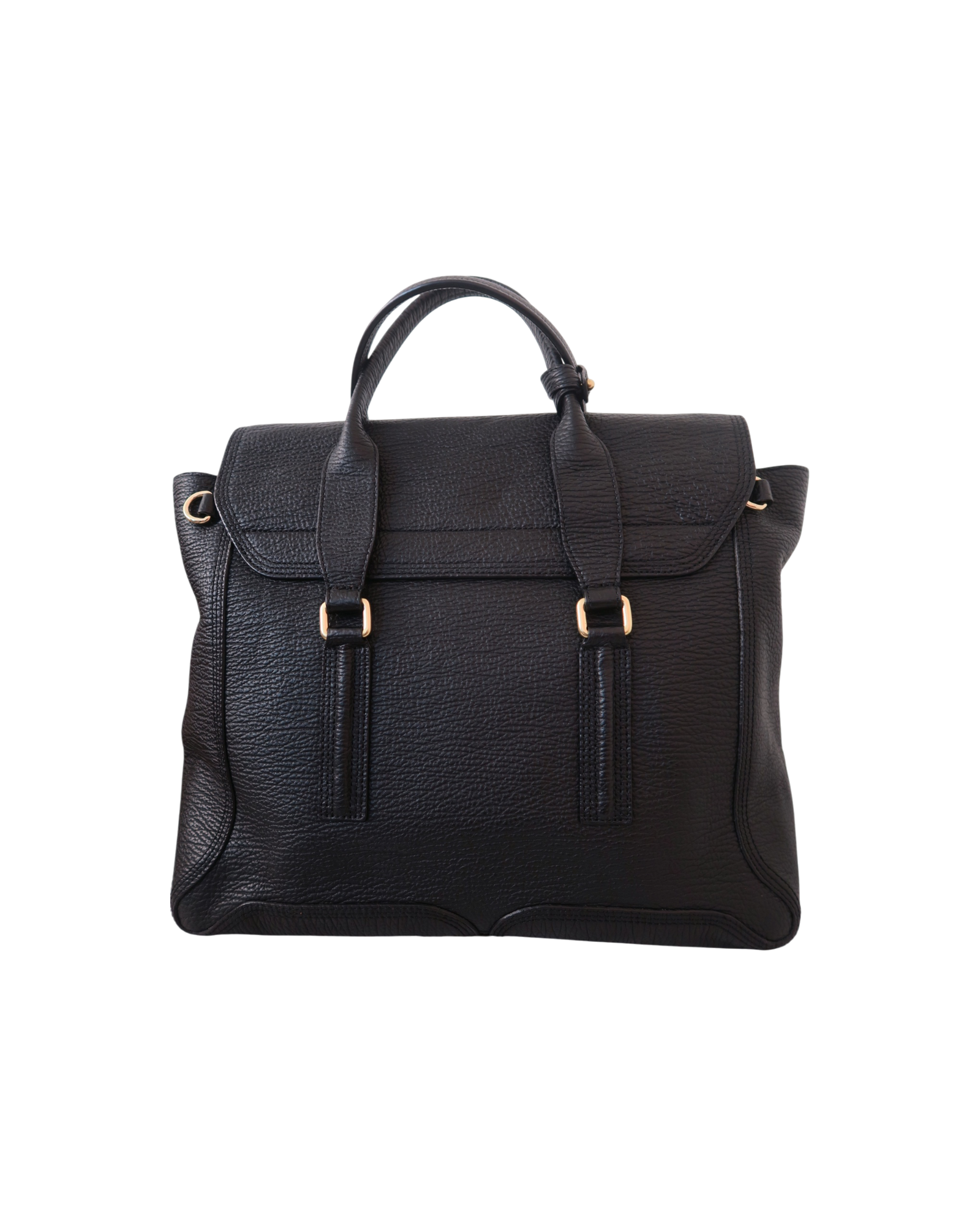 3.1 Phillip Lim Pashli Large Leather Black Satchel