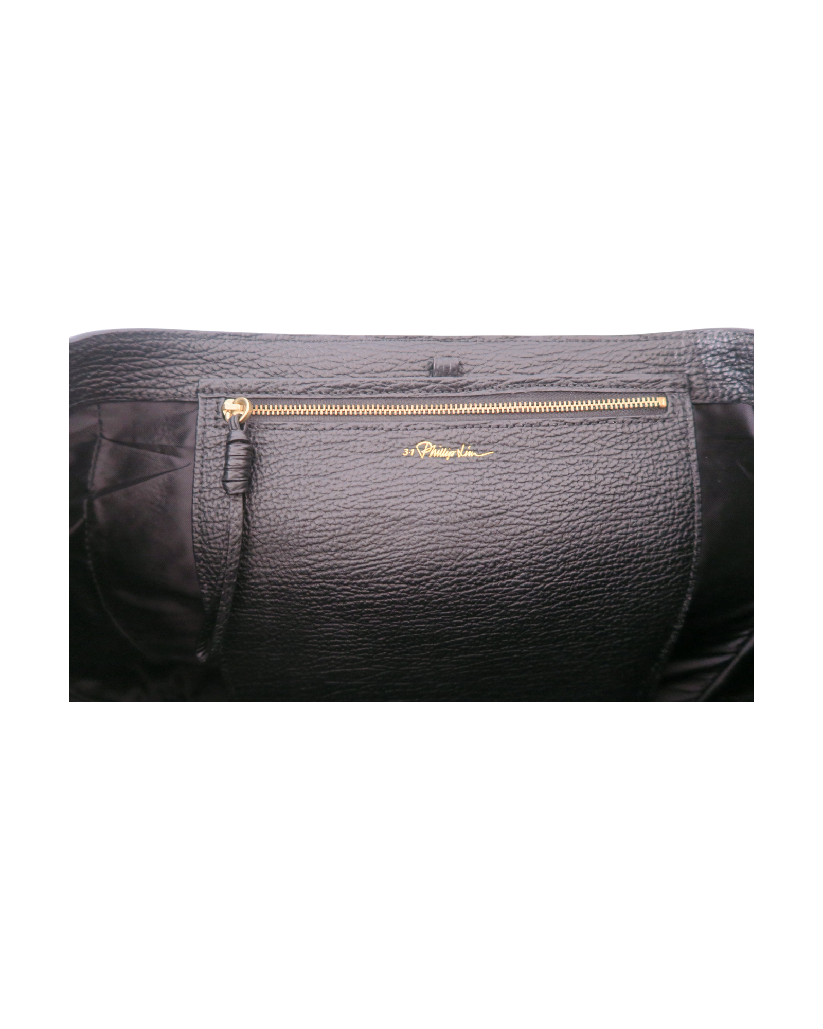 3.1 Phillip Lim Pashli Large Leather Black Satchel