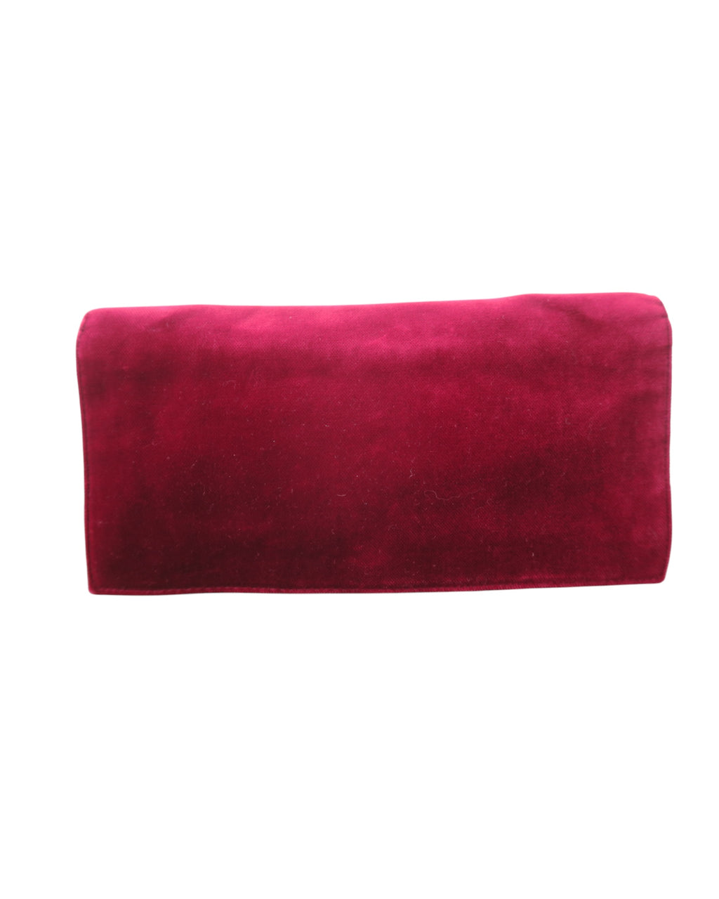 Yves Saint Laurent  Byzantine Cross Embellishment Velvet Clutch