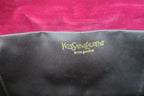 Yves Saint Laurent  Byzantine Cross Embellishment Velvet Clutch