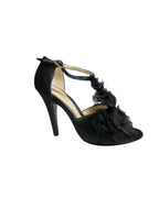 Yves Saint Laurent Flower Satin Heel Size 35