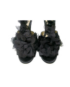Yves Saint Laurent Flower Satin Heel Size 35