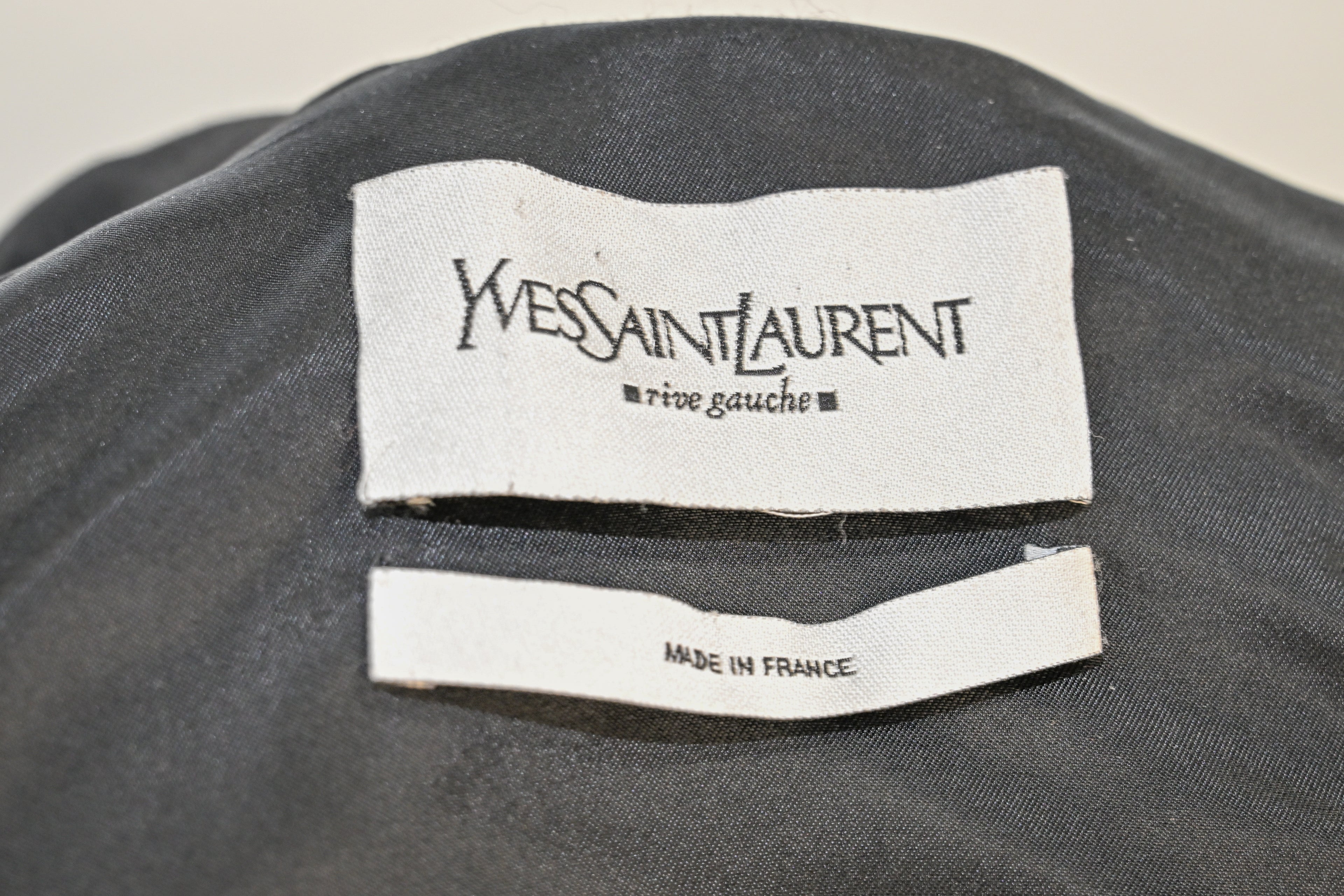 Yves Saint Laurent YSL by Tom Ford Black Cargo Blazer Size 40