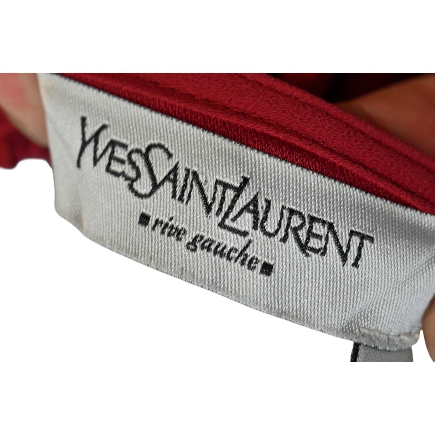 Yves Saint Laurent YSL by Tom Ford Crimson Red Ruffled Skirt Size 42