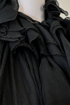 Robert Rodriguez Ruffled Silk Halter Blouse Size 12