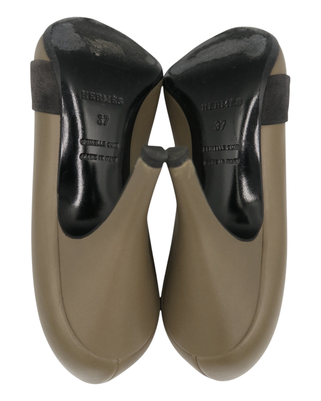 Hermes Two-Tone Escarpin GIFT Sandals Size 37