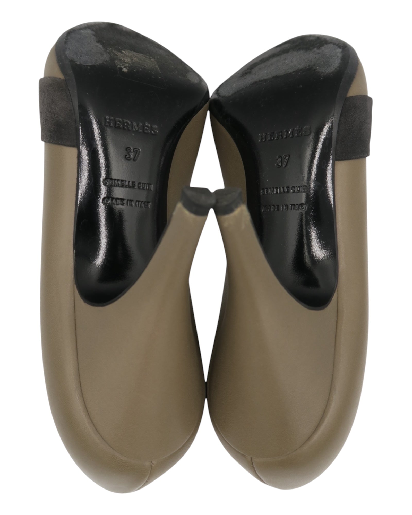 Hermes Two-Tone Escarpin GIFT Sandals Size 37
