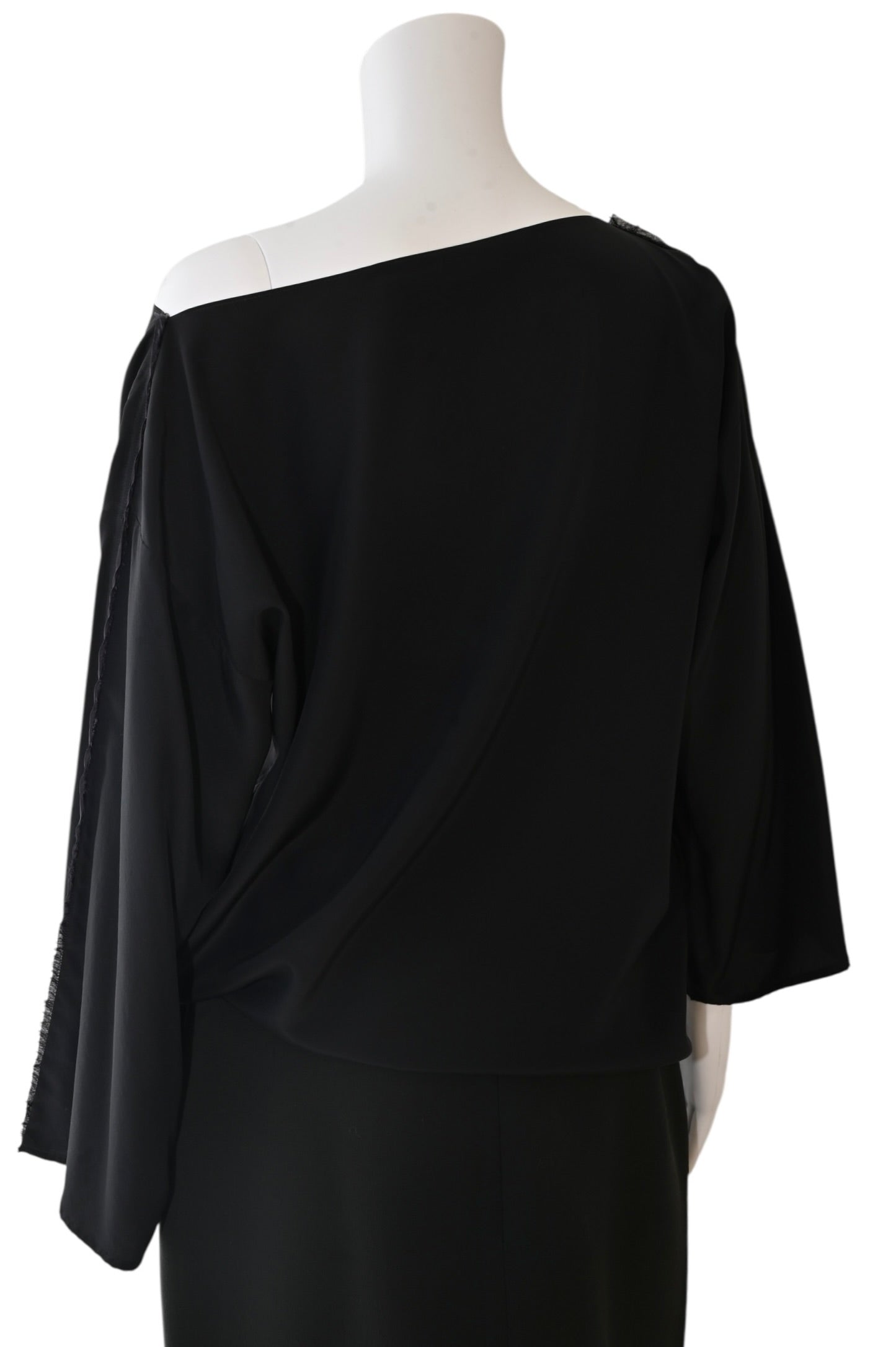 Yves Saint Laurent Eyelash Boatneck Blouse Size 40