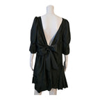 MARC BY MARC JACOBS Black Peasant Ruffle Shift Dress Size Medium