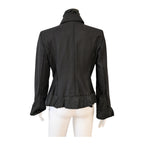 Yves Saint Laurent YSL by Tom Ford Black Jacket with Ruffle Collar Size 40
