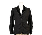 Yves Saint Laurent Rive Gauche Velvet Trim Blazer Size 40