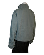 Prada Argento Zip Jacket Size 46IT