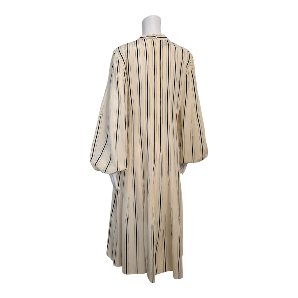 Akris Striped Balloon Sleeve Dress Siz3 6/8