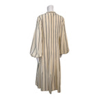 Akris Striped Balloon Sleeve Dress Siz3 6/8