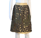 Yves Saint Laurent YSL by Stefano Pilati Lesage Embroidery Skirt Size 42