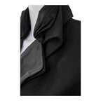 Yves Saint Laurent YSL by Tom Ford Black Jacket with Ruffle Collar Size 40