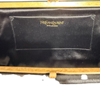 Yves Saint Laurent Floral Satin Evening Clutch