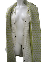 Burberry Runway Jacquard Belted Coat Size 6